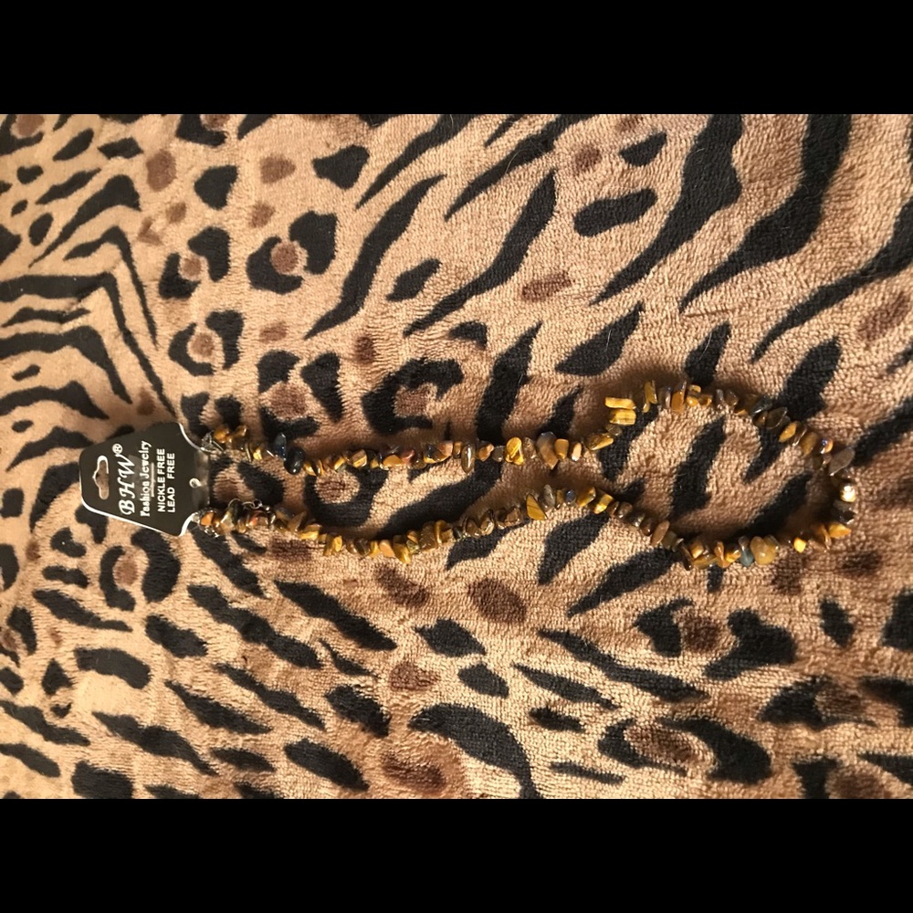 Brown western necklace
